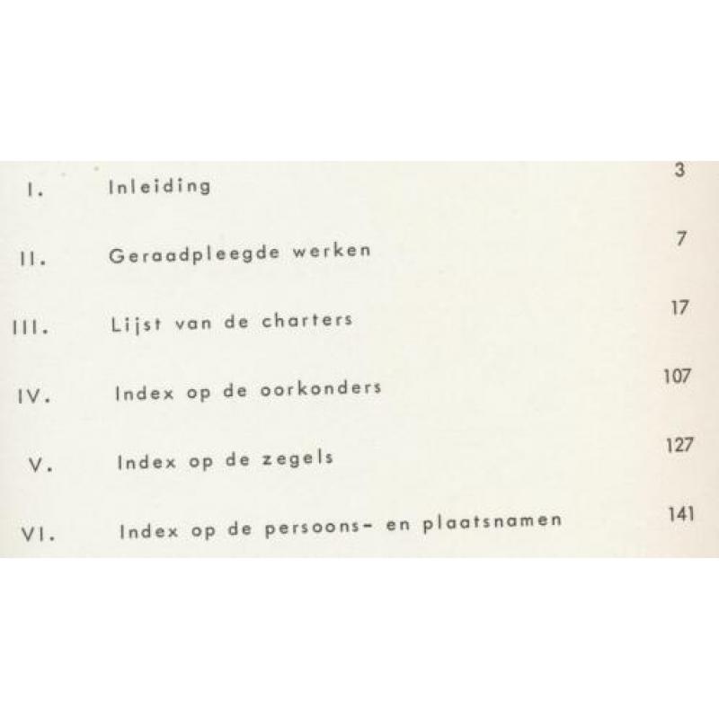 Rijksarchief in Limburg; Charters voor 1301