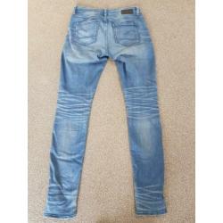 G-Star contour high skinny blauw mt 27-32