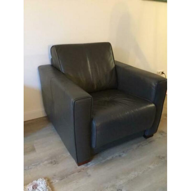 Leren fauteuils, z.g.a.n. Merk Henders en hazel