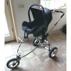 kinderwagen zeer uitgebreide set met maxi cosi