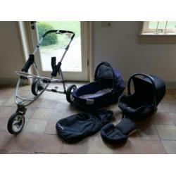 kinderwagen zeer uitgebreide set met maxi cosi