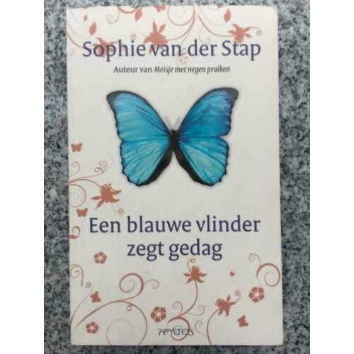 Een blauwe vlinder zegt gedag (Sophie van der Stap)