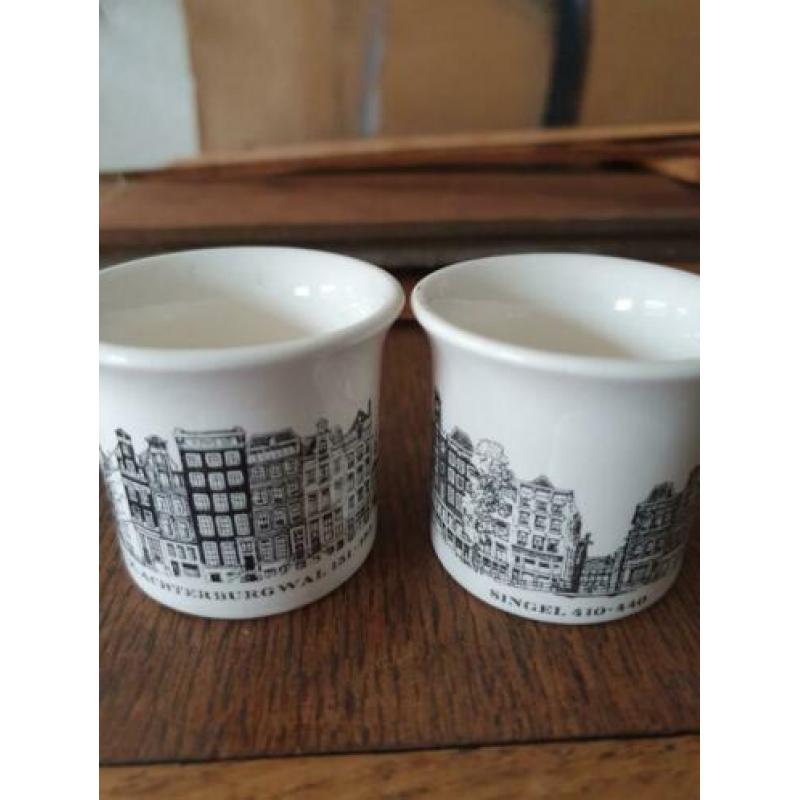 Porselein eierdop 2x villeroy Amsterdam