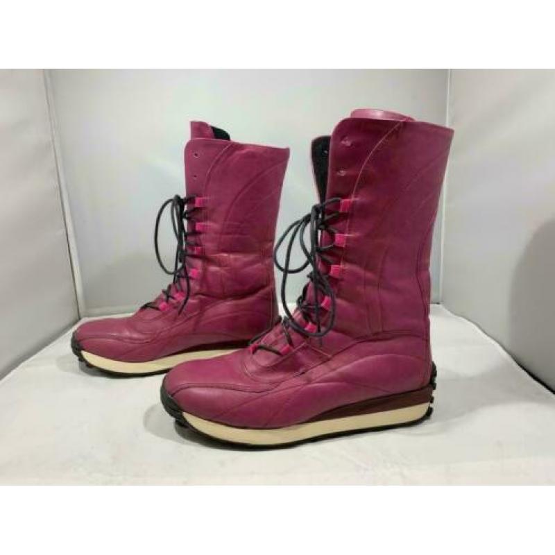Donker oud rose winterlaarsjes van Bronx, mt 38