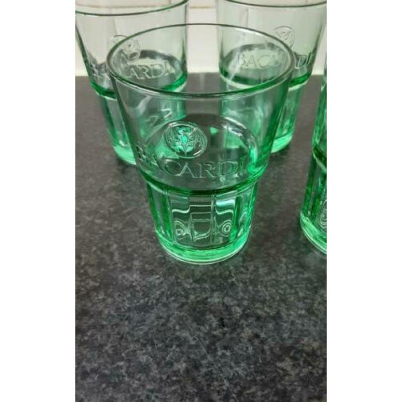 BACARDI glazen 5 stuks