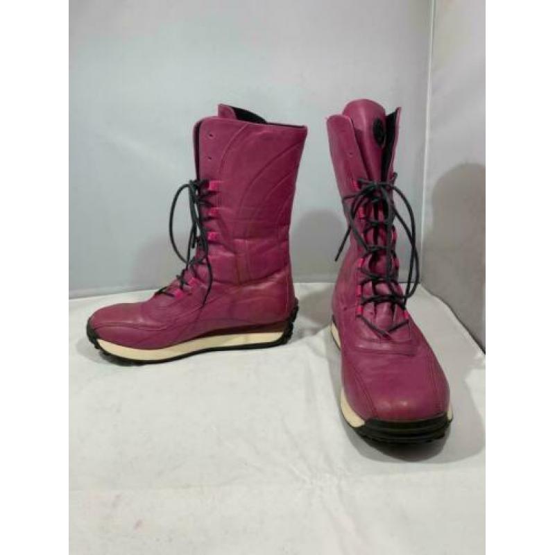 Donker oud rose winterlaarsjes van Bronx, mt 38