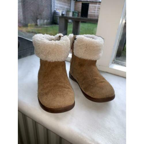 Uggs maat 25 bruin met bontrand