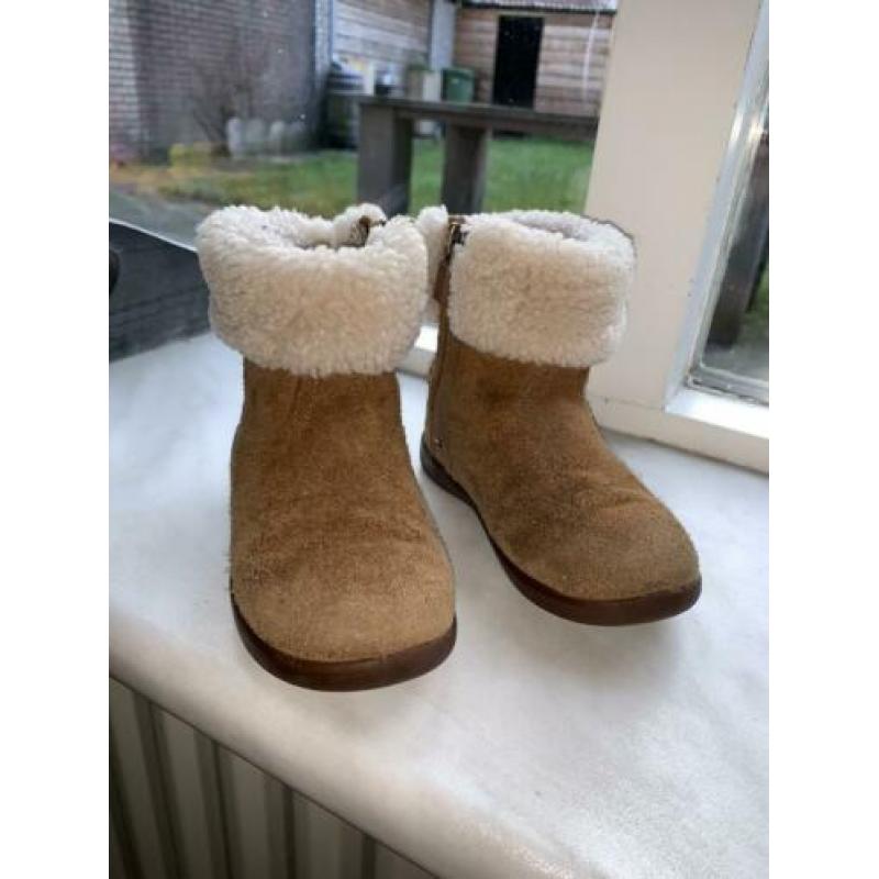 Uggs maat 25 bruin met bontrand
