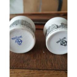 Porselein eierdop 2x villeroy Amsterdam