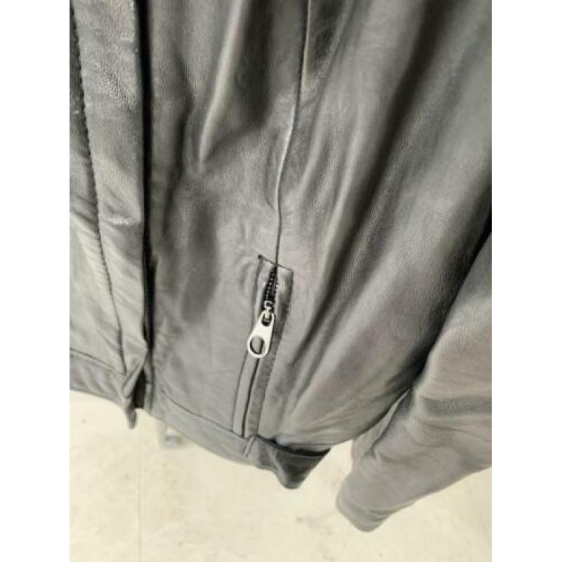 Ted baker echt leren jas biker model zwart mt 38