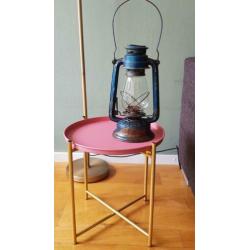 Oude olie petroleum kaars lamp eagle india