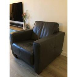 Leren fauteuils, z.g.a.n. Merk Henders en hazel