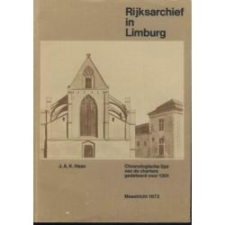 Rijksarchief in Limburg; Charters voor 1301