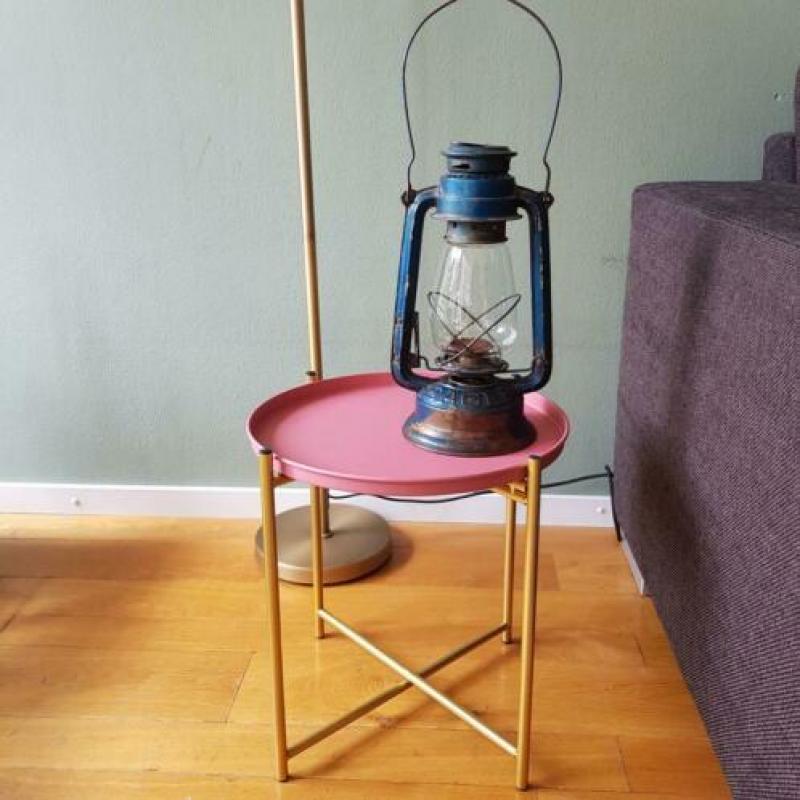 Oude olie petroleum kaars lamp eagle india