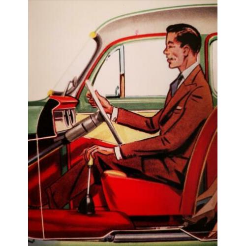 1957 OLDTIMER - STANDARD Pennant - puntgave autofolder