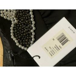 nikkie plessen 34 kralen skirt zwart rok zwart 149,95