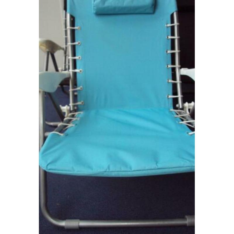 4 Lage strandstoelen