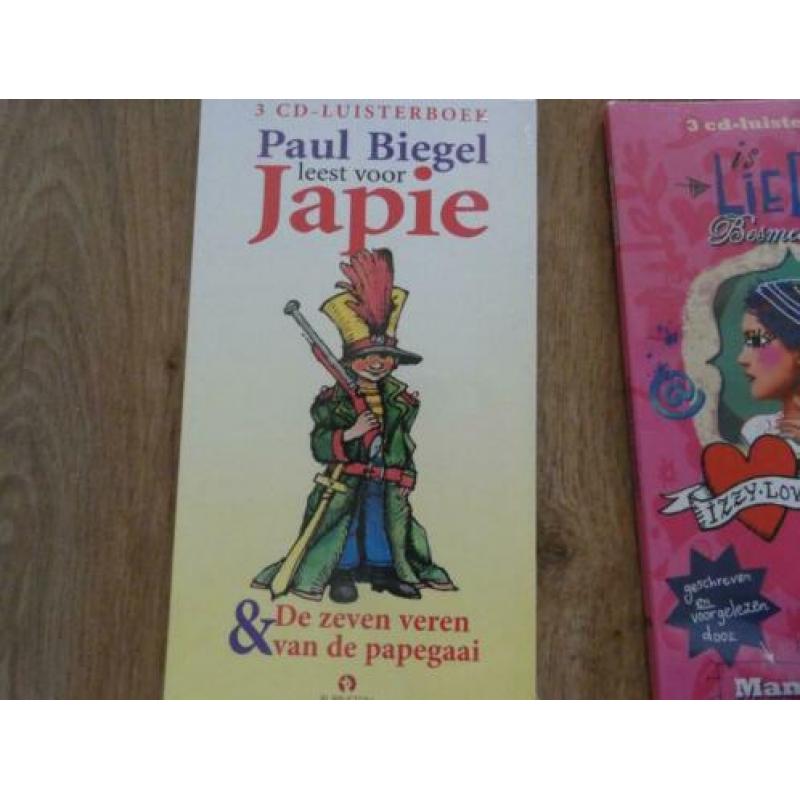 3cd luisterboek Japie en de 7 veren van de papegaai. Nieuw i