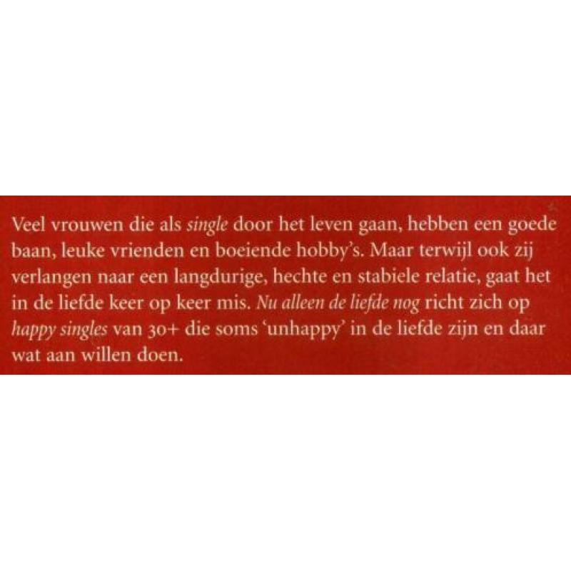 Nu alleen de liefde nog - Het monster verbond