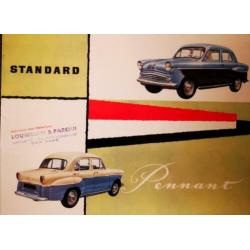 1957 OLDTIMER - STANDARD Pennant - puntgave autofolder