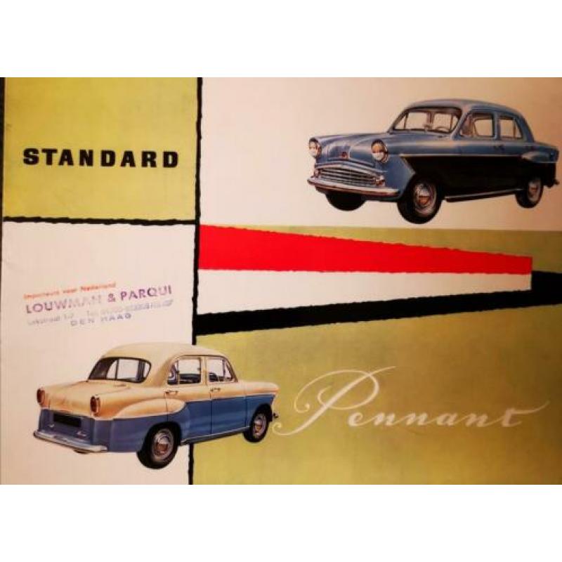 1957 OLDTIMER - STANDARD Pennant - puntgave autofolder