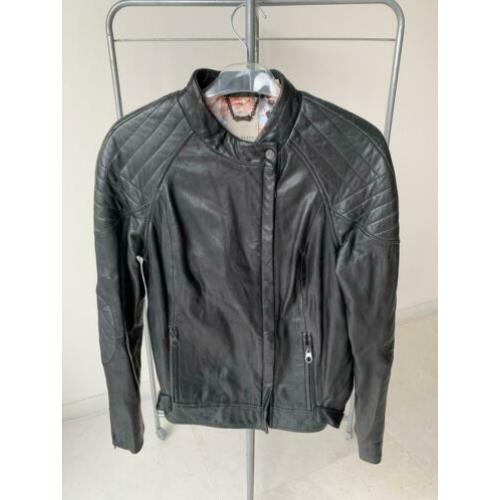 Ted baker echt leren jas biker model zwart mt 38