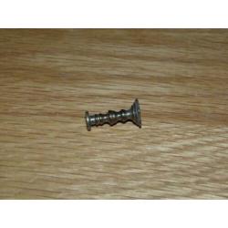 Vintage miniatuur koperen kandelaar 2.5 cm poppenhuizen