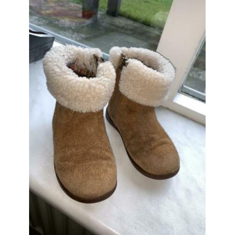 Uggs maat 25 bruin met bontrand