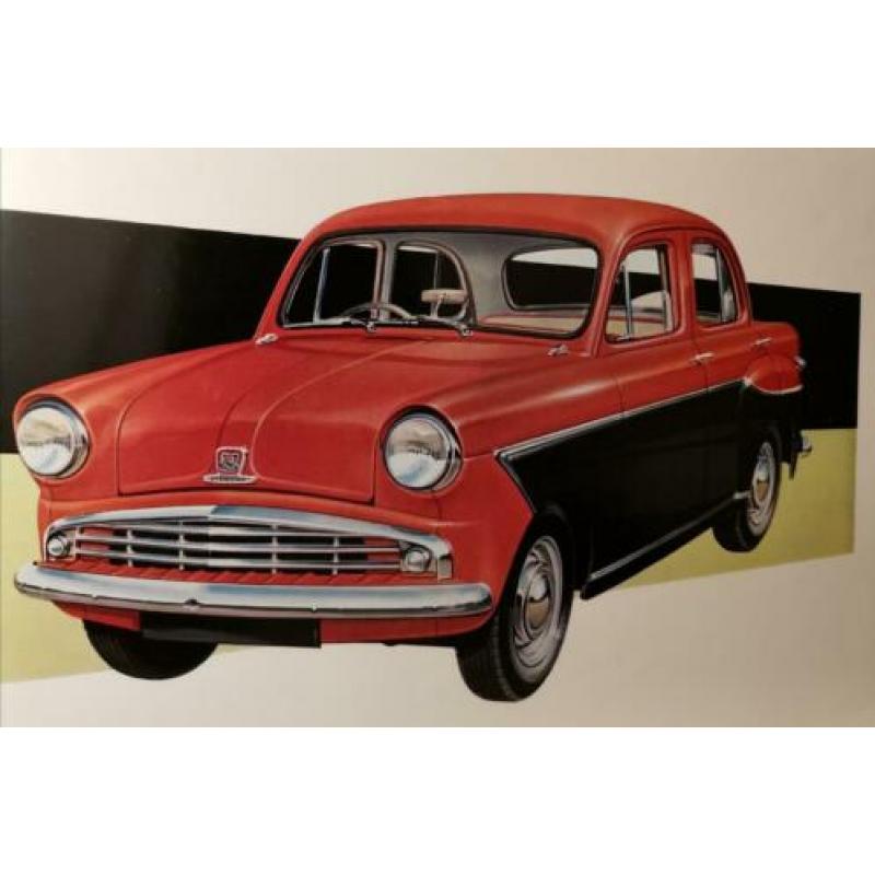 1957 OLDTIMER - STANDARD Pennant - puntgave autofolder