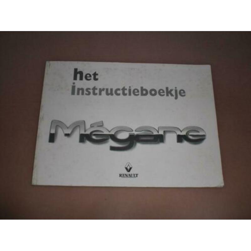 Handleiding/ instructieboekje Renault Megane/ 1998