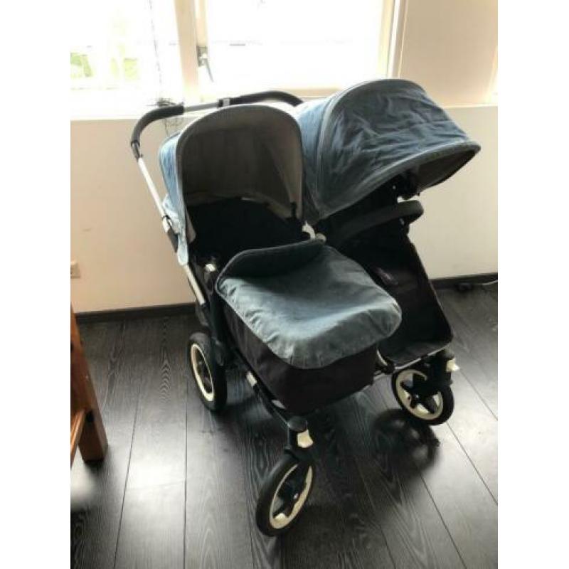 Bugaboo donkey duo spijkerstof limited edition
