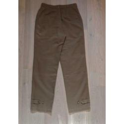 ZGAN: Cher lange broek, warm bruine kleur; valt recht; mt 40