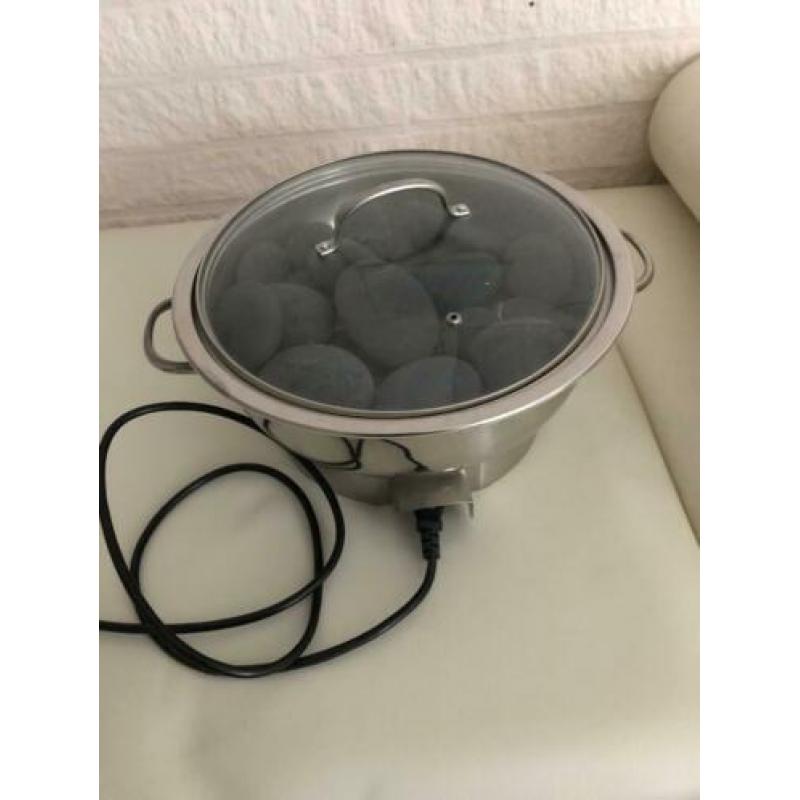 Pan met hotstones