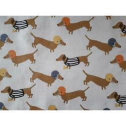 NIEUW: Rugtasjes Dachshund- Teckels