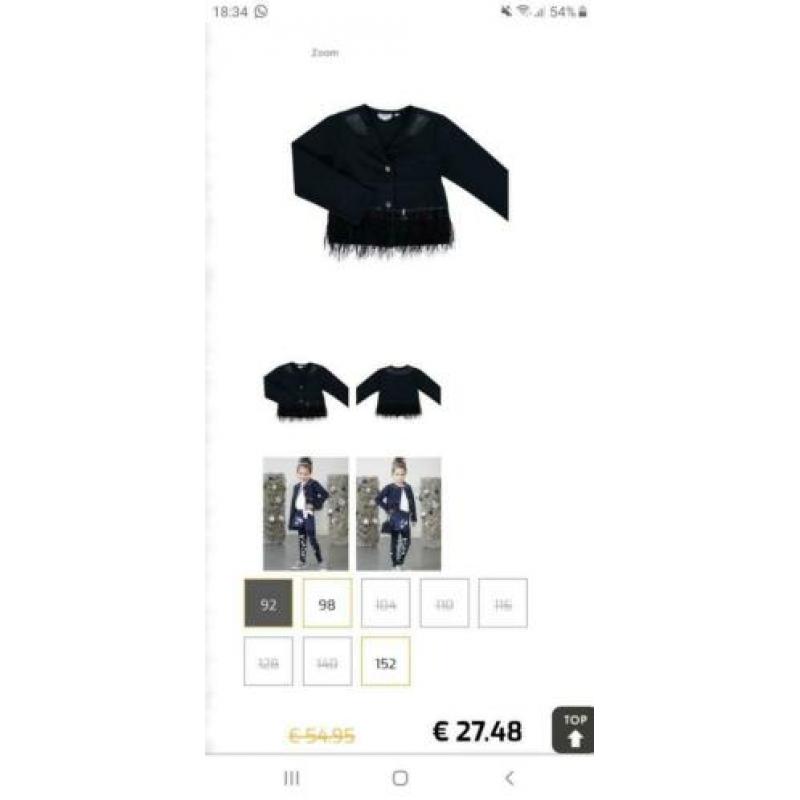 Super mooie set van ariana dee maatje 128 legging le chic