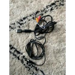 Playstation 2 met 2 controllers en 7 games