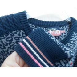 Dress like flo jukje blauw panterprint nieuwstaat mt 152