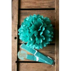 Papieren pompons, diverse kleuren leverbaar! | Stokhout 75