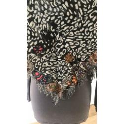 Paisley sjaal wool coussinet nieuw