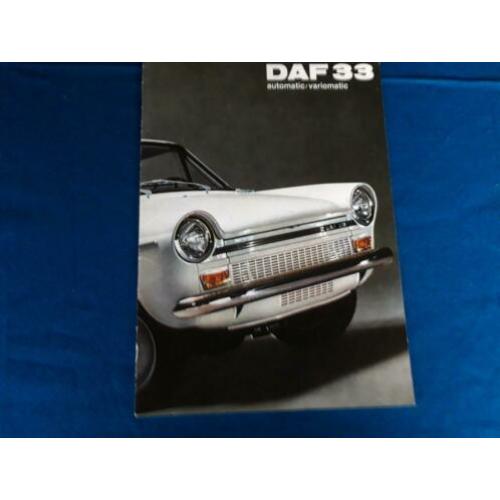 Daf 33 modeljaar 1972 Engels