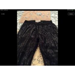 Zeer mooi nieuw zwart broek merk Jack Wills,maat-S