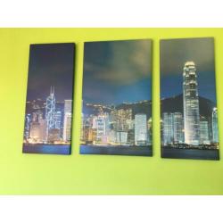 Driedelig canvas