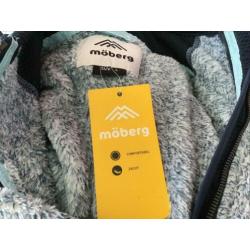 Nieuw fleece vest van moberg maat l