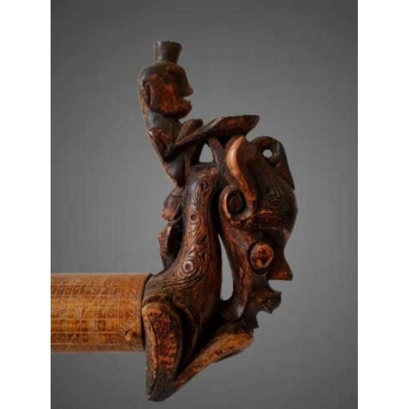 Batak bamboecontainer Sumatra Indonesië tribal art oceanië
