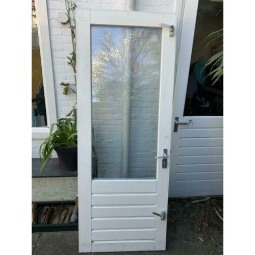 Buitendeur met dubbel glas