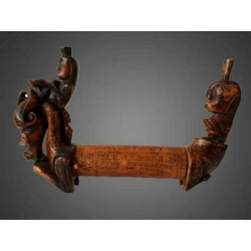 Batak bamboecontainer Sumatra Indonesië tribal art oceanië