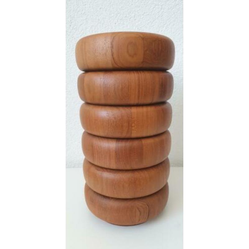 Vintage (teak)houten schaaltjes DIGSMED DESIGN denmark