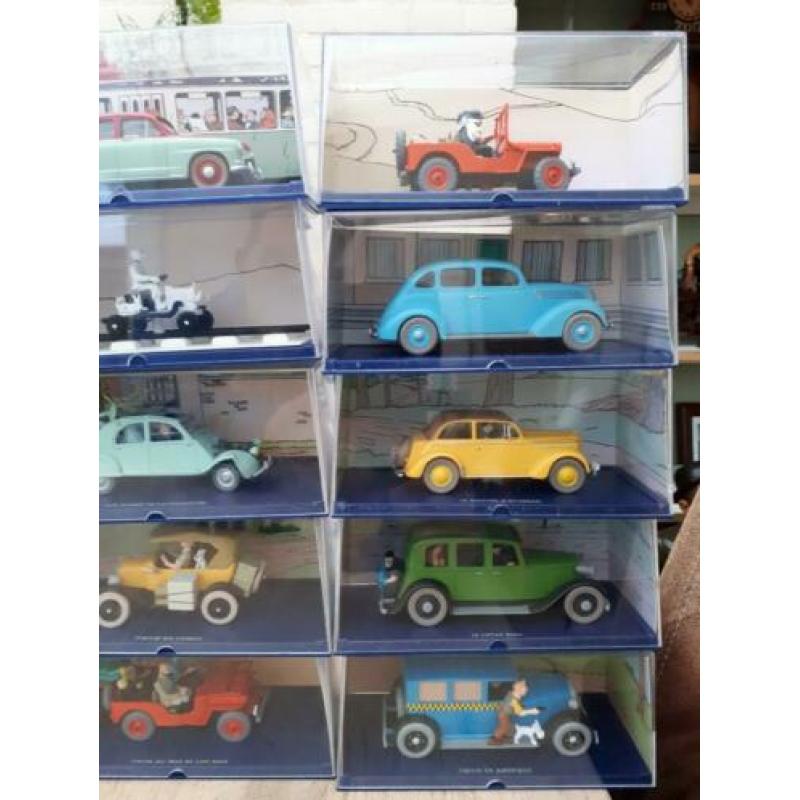 Grote verzameling kuifje auto's 51 stuks