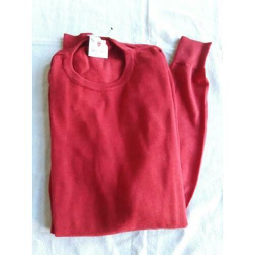 Cordone nieuw met label made in Italy mt M rood Merino wol