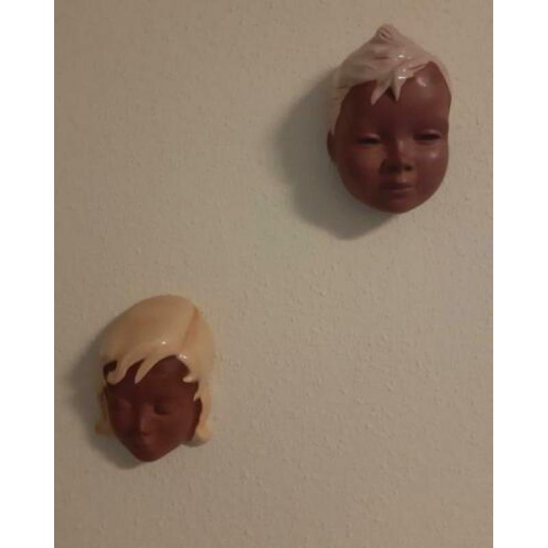 2 Wandhoofdjes